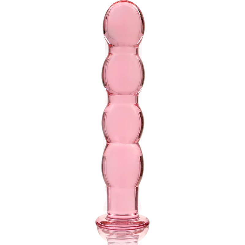 NEBULA SERIES BY IBIZA - MODELL 10 DILDO BOROSILIKATGLAS ROSA 16.5 CM -O- 3.5 CM