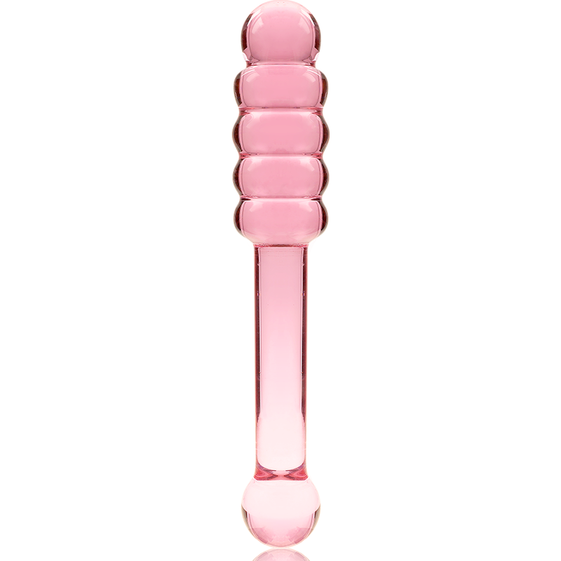 NEBULA SERIES BY IBIZA - MODELL 20 DILDO BOROSILIKATGLAS ROSA 20.5 CM -O- 3 CM