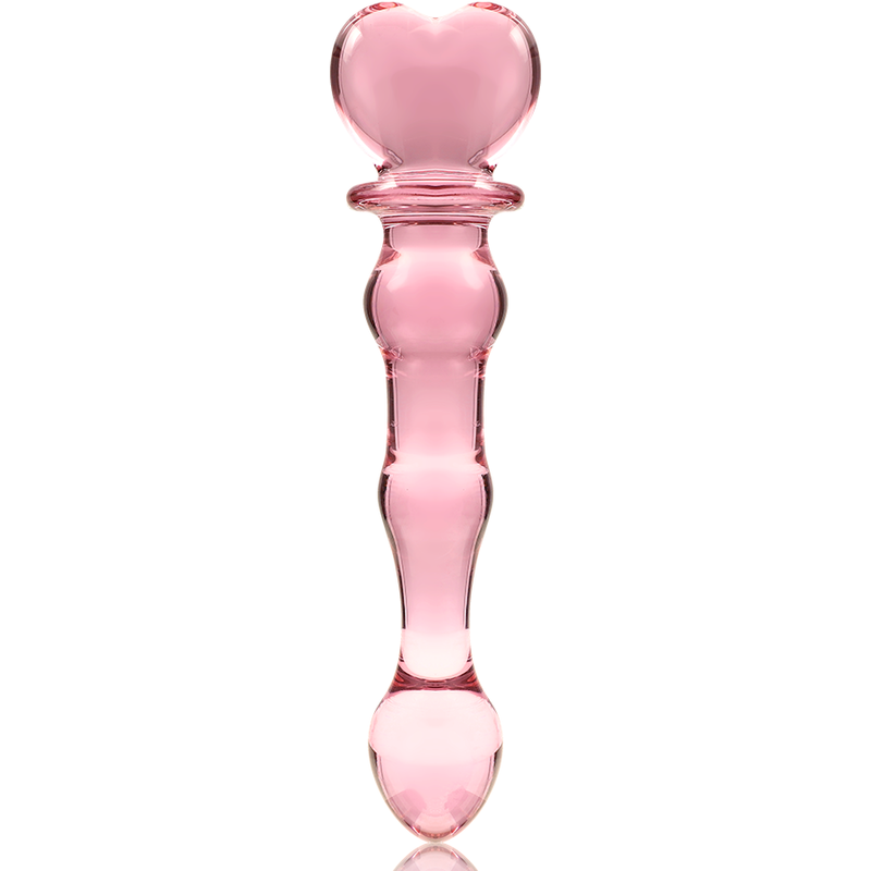 NEBULA SERIES BY IBIZA - MODELL 21 DILDO BOROSILIKATGLAS ROSA 20.5 CM -O- 3.5 CM