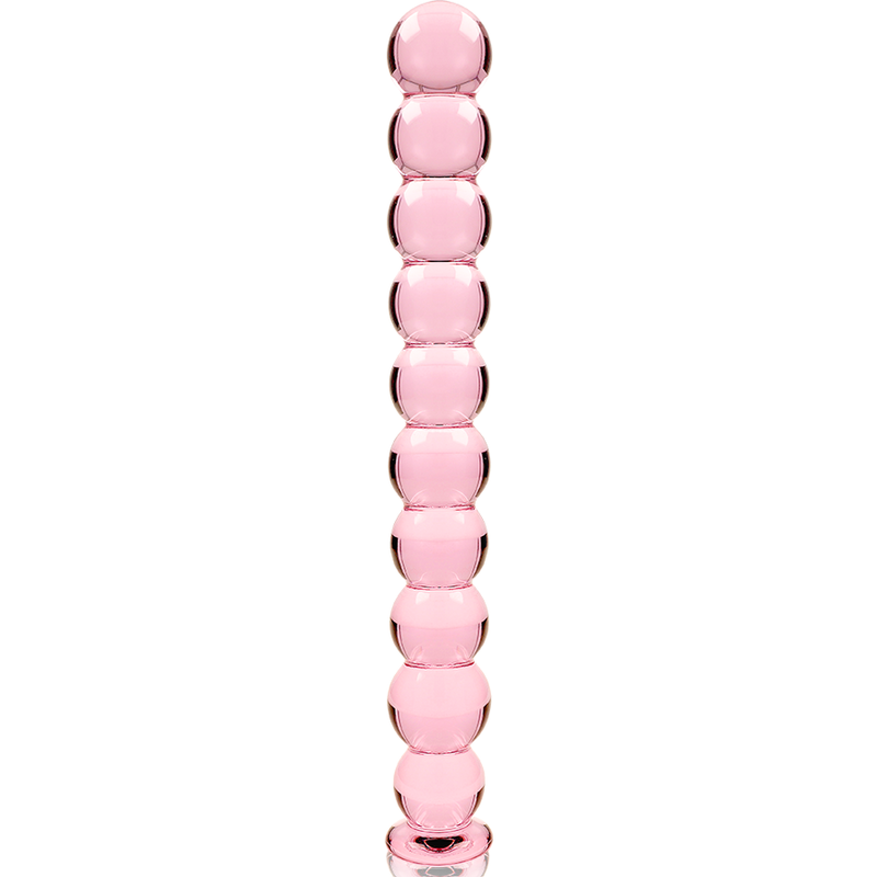 NEBULA SERIES BY IBIZA - MODELL 22 DILDO BOROSILIKATGLAS ROSA 21.5 CM -O- 2.5 CM