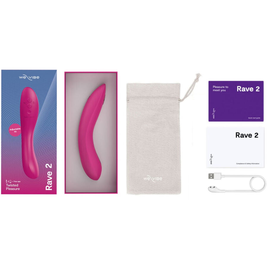 WE-VIBE - RAVE 2 G-SPOT-VIBRATOR ROSA