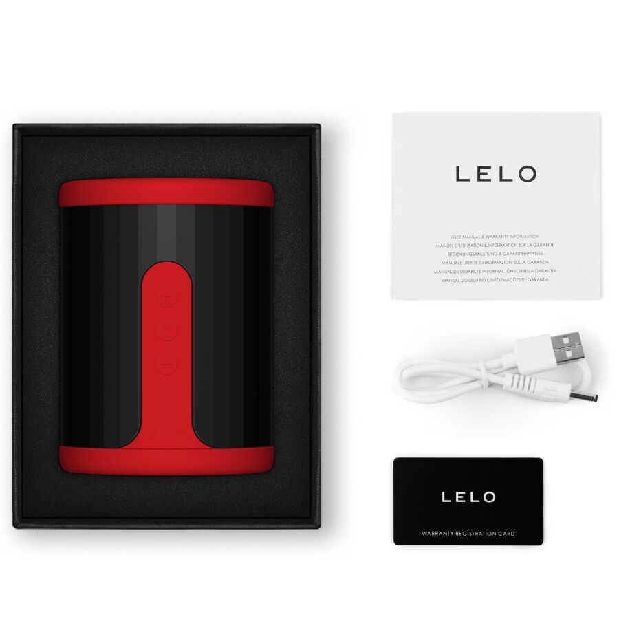 LELO - F2S™ TEAL MÄNNLICHER MASTURBATOR ROT