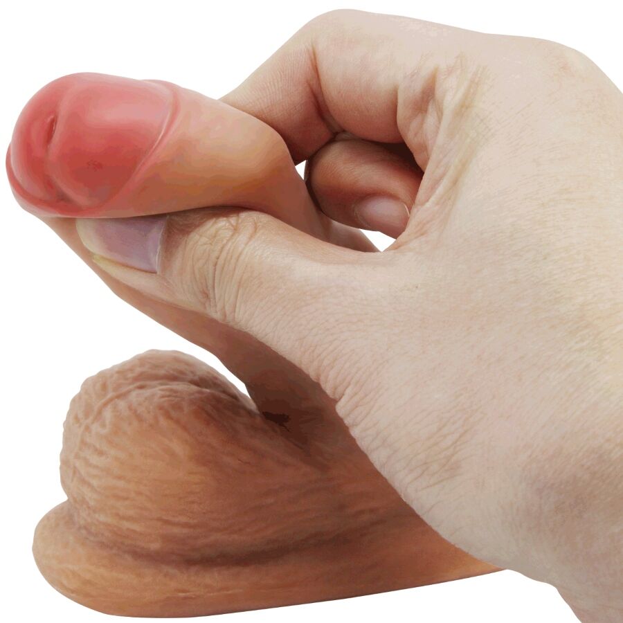 PRETTY LOVE - WARNELL ULTRA REALISTISCHER UND ELASTISCHER DILDO 9,5 CM MULATO