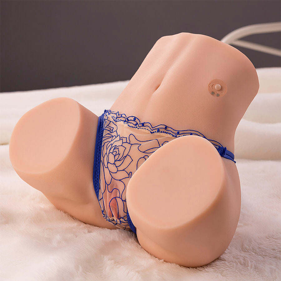 XISE - MAYA SUCKING REALISTISCHER VAGINA- UND ANUS-MASTURBATOR MIT VIBRATION UND STIMULIERENDEN WELLEN 4,5 KG