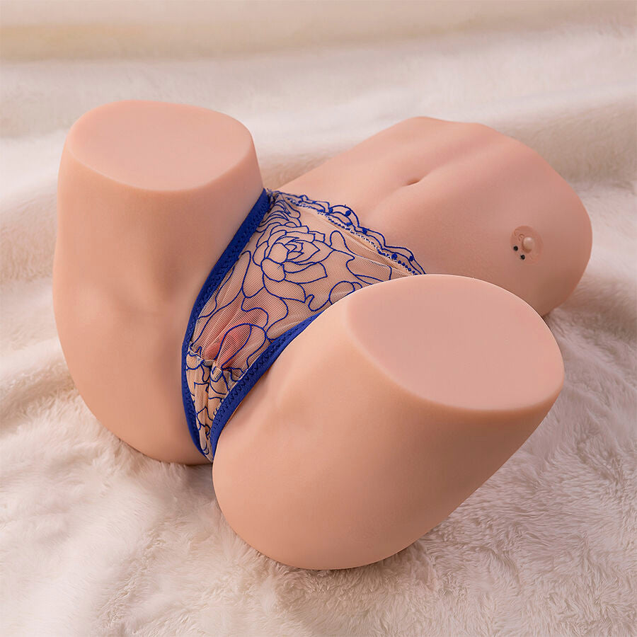 XISE - MAYA SUCKING REALISTISCHER VAGINA- UND ANUS-MASTURBATOR MIT VIBRATION UND STIMULIERENDEN WELLEN 4,5 KG