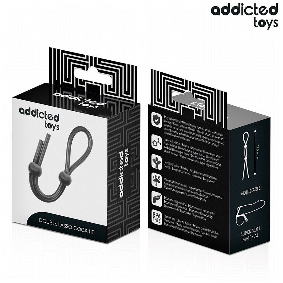 ADDICTED TOYS - SILIKONSEIL FÜR DEN DOPPELSCHLEIFEN-PENIS