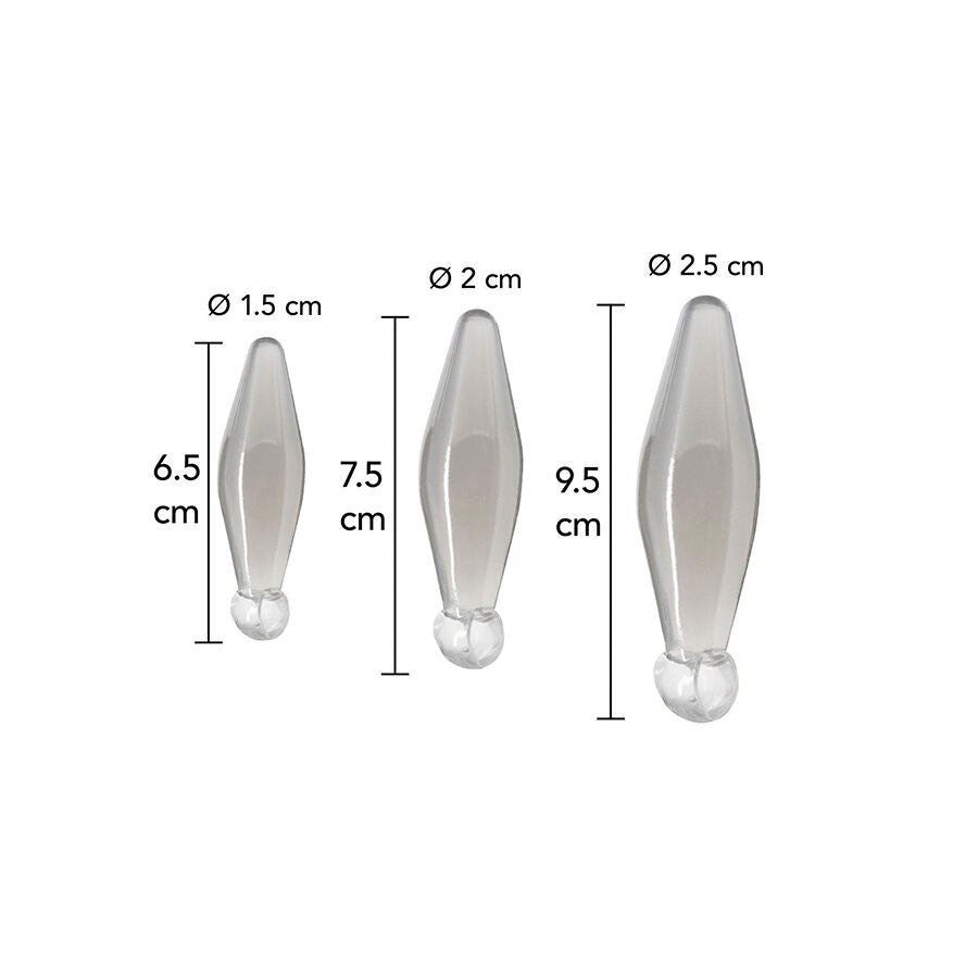 TOYJOY - ANAL PLAY FINGER RIMMER 3 STÜCK TRANSPARENT