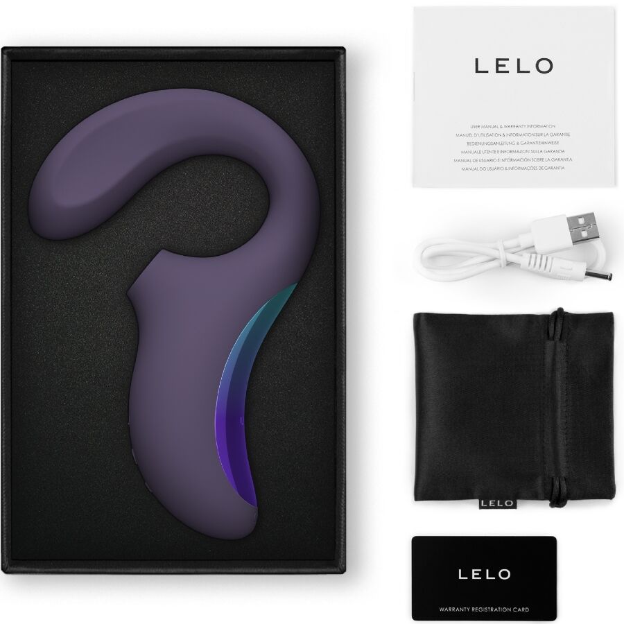 LELO - ENIGMA WAVE DREIFACH-VIBRATIONSMASSAGEGERÄT CYBER PURPLE