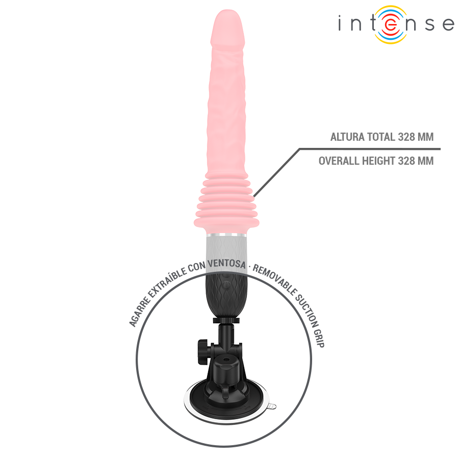 INTENSE - CYNTHIA STOSSVIBRATOR MIT FERNBEDIENUNG
