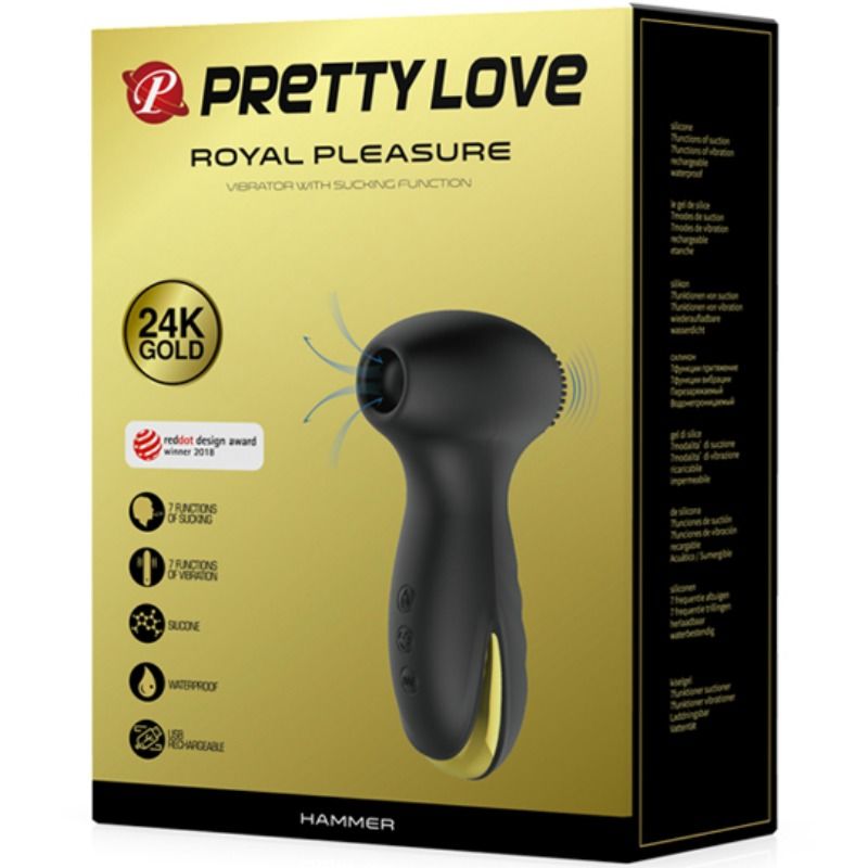 PRETTY LOVE - SMARTE HAMMERVIBRATION UND STIMULIERENDE WELLEN