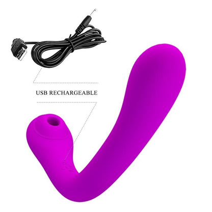 PRETTY LOVE - ALEX VIBRATOR UND LILA KLITORISSTIMULIERENDE WELLEN