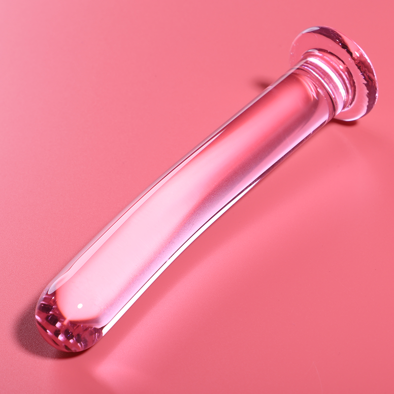NEBULA SERIES BY IBIZA - MODELL 8 DILDO BOROSILIKATGLAS ROSA 14.5 CM -O- 2 CM