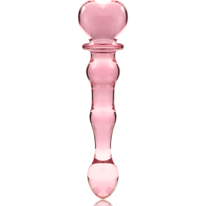 NEBULA SERIES BY IBIZA - MODELL 21 DILDO BOROSILIKATGLAS ROSA 20.5 CM -O- 3.5 CM