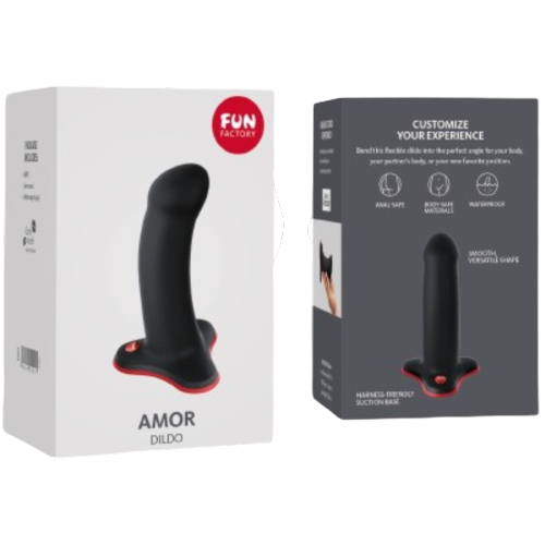 FUN FACTORY - AMOR DILDO ANFÄNGER SCHWARZ