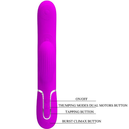 PRETTY LOVE - PERLITA MULTIFUNKTIONS-3-IN-1-G-SPOT-VIBRATOR VIOLETT