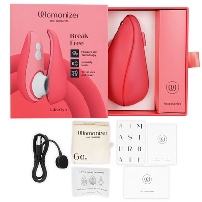 WOMANIZER - LIBERTY 2 KLITORISSTIMULATOR & SAUGROSA