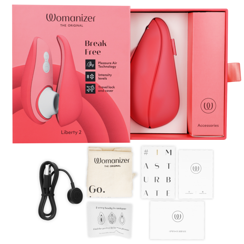 WOMANIZER - LIBERTY 2 KLITORISSTIMULATOR & SAUGROSA