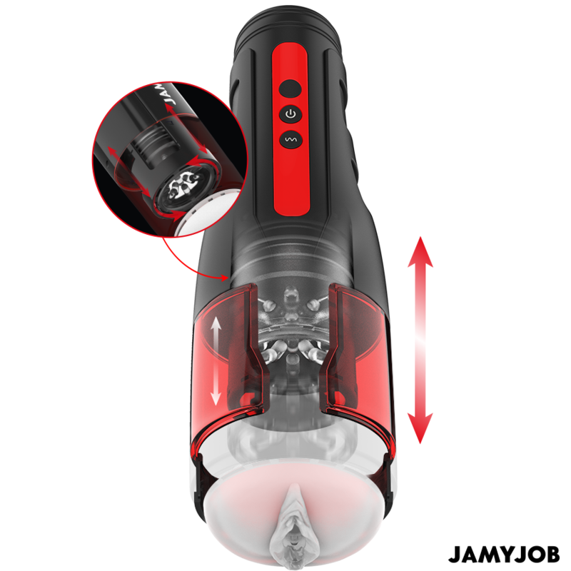 JAMYJOB - STORM AUTOMATISCHER VAGINA-MASTURBATOR 10 SAUG- UND STOSSMODI
