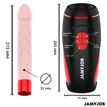 JAMYJOB - PYSTON BASE AUTOMATISCHER MASTURBATOR MIT FERNBEDIENUNG