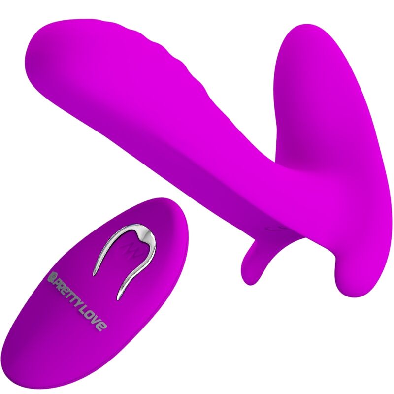 PRETTY LOVE - MASSAGER & VIBRATOR 12 VIBRATIONEN FERNBEDIENUNG LILA
