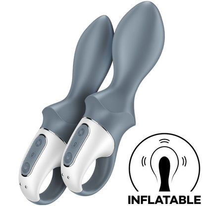 SATISFYER - AIR PUMP BOOTY 1 ANAL AUFBLASBARER VIBRATOR GRAU