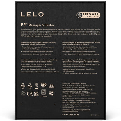 LELO - F2S™ TEAL MÄNNLICHER MASTURBATOR BLAU
