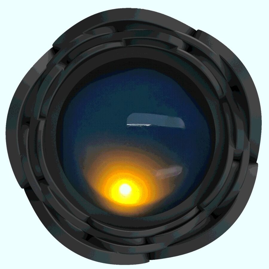 PRETTY LOVE - TARION ANAL PLUG MIT LED LICHT SCHWARZ 12,5 CM