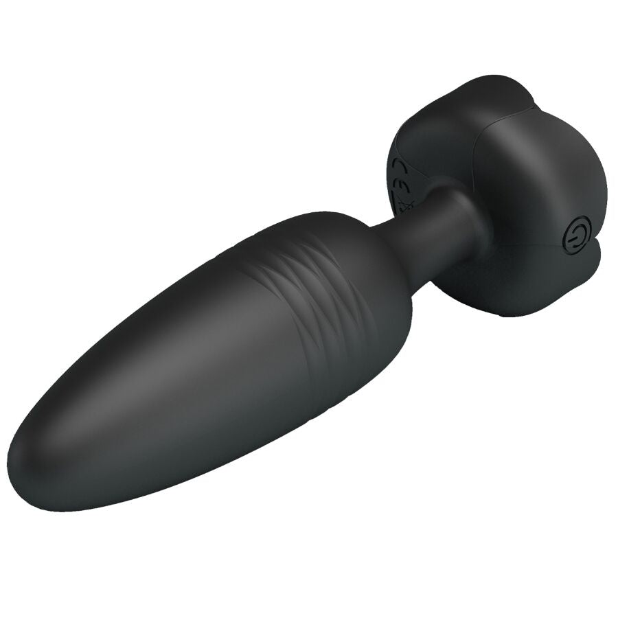 PRETTY LOVE - TARION ANAL PLUG MIT LED LICHT SCHWARZ 12,5 CM