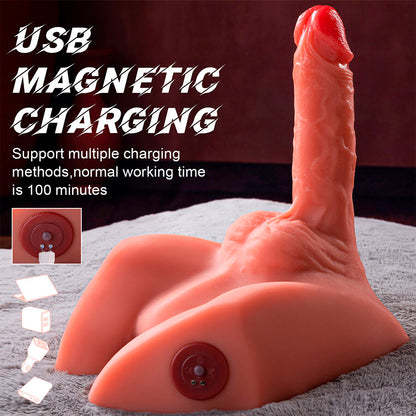 XISE - MICHAEL REALISTISCHER DILDO UND ANUS-MASTURBATOR MIT STOSSFUNKTION 15 CM