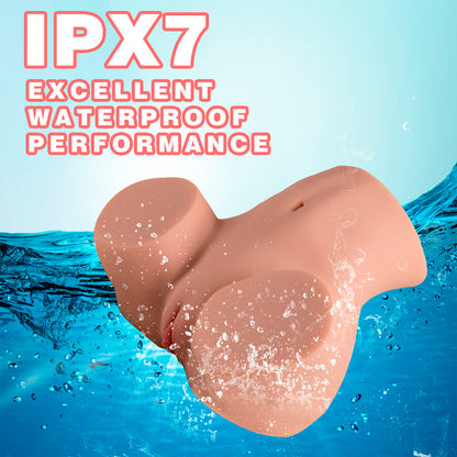 XISE - DANAE STOSSENDER REALISTISCHER VAGINA-MASTUBADOR MIT VIBRATION IN MEHREREN POSITIONEN