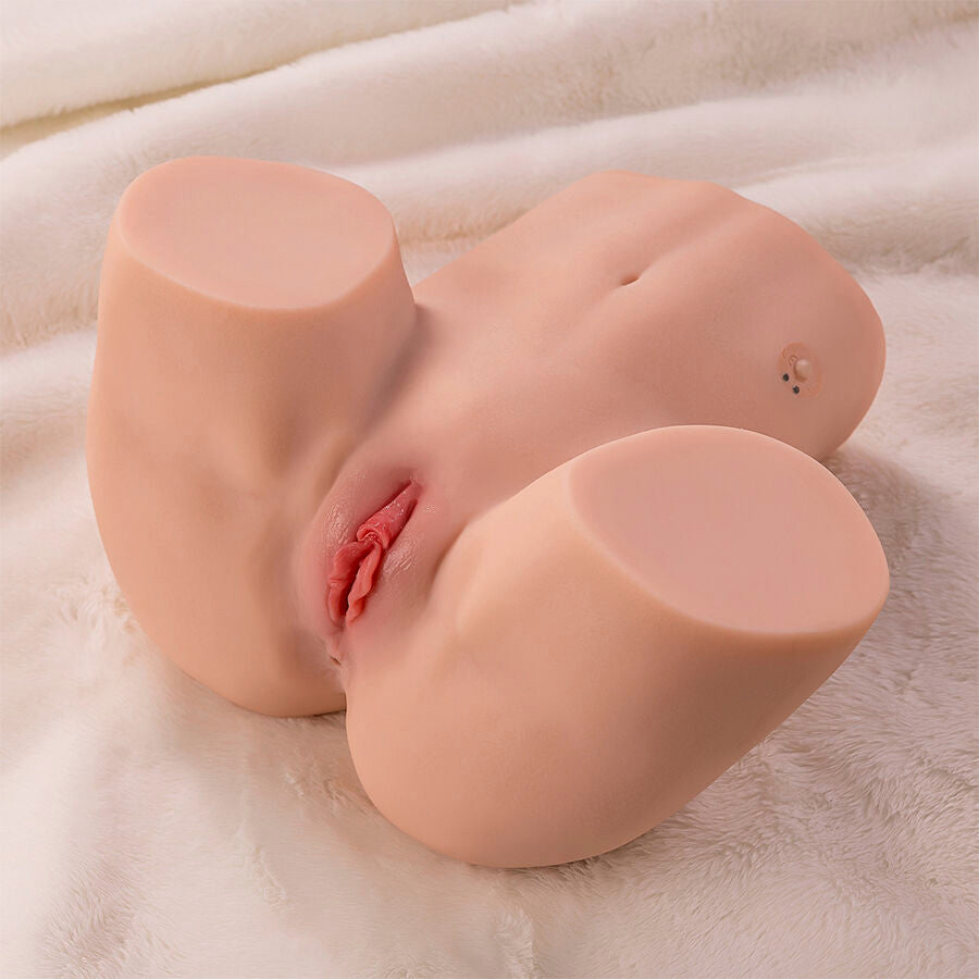 XISE - MAYA SUCKING REALISTISCHER VAGINA- UND ANUS-MASTURBATOR MIT VIBRATION UND STIMULIERENDEN WELLEN 4,5 KG