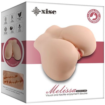 XISE - MELISSA REALISTISCHER VAGINA- UND ANUS-MASTURBATOR MIT MEHREREN POSITIONEN