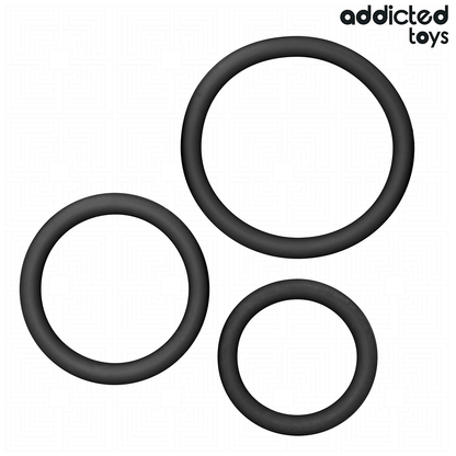ADDICTED TOYS - SET SILIKONRINGE MODELL 2