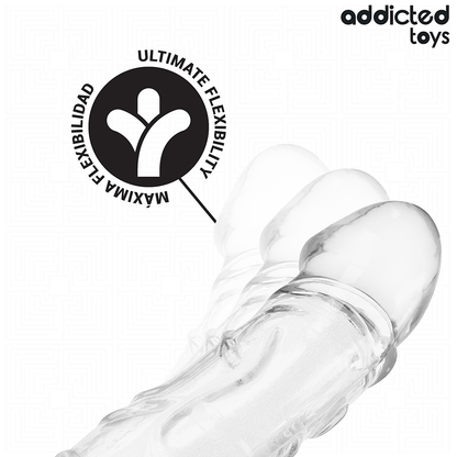 ADDICTED TOYS - TRANSPARENTE PENISVERLÄNGERUNG 27 CM