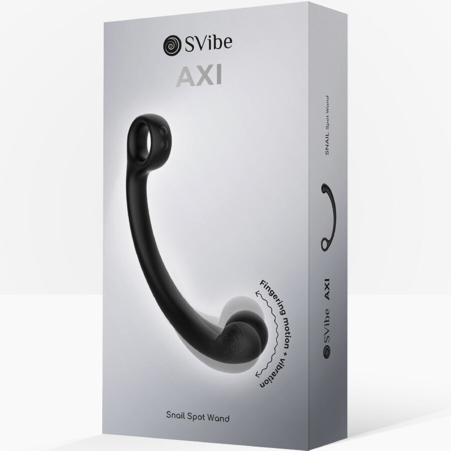 SNAIL VIBE - AXI VIBRIERENDER MASSAGESTAB SCHWARZ