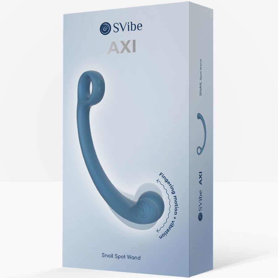 SNAIL VIBE - AXI VIBRIERENDER MASSAGESTAB BLAU