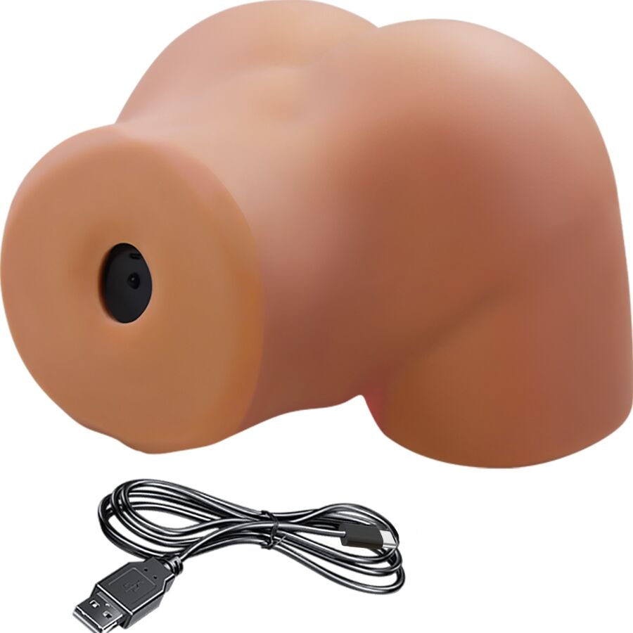 CRAZY BULL - ILANA REALISTISCHER WEIBLICHER PO-VIBRATOR UND SAUGER MIT TON 6,8 KG
