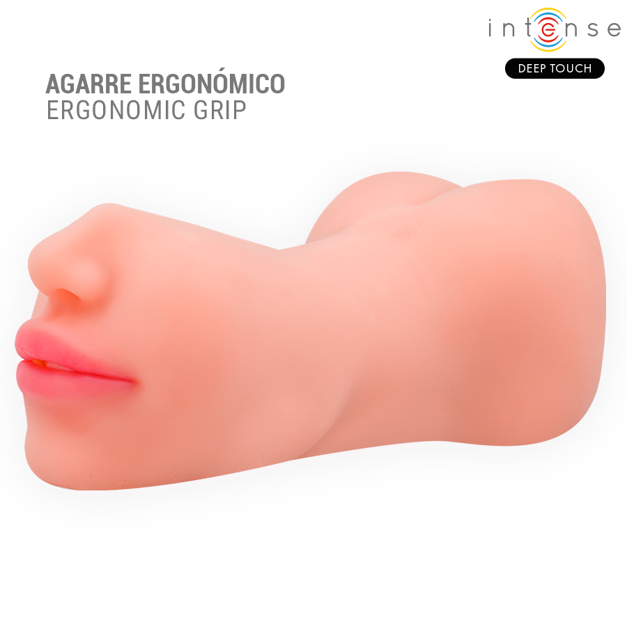 INTENSE DEEP TOUCH – RILEY DOPPELMUSTURBATOR FÜR MUND UND VAGINA