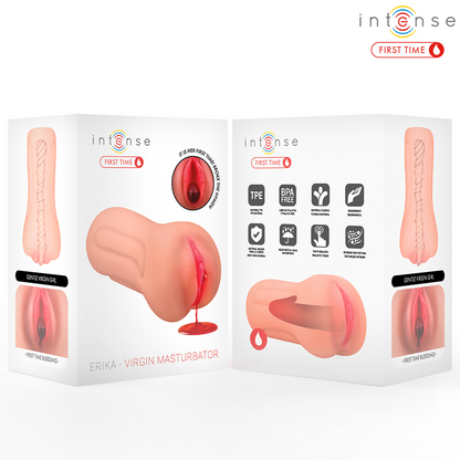 INTENSE FIRST TIME - ERIKA JUNGFRAU MASTURBATOR MIT BLUTUNG