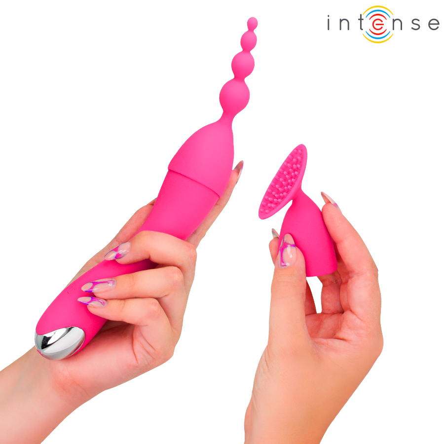 INTENSE - CHER VIBRATOR MIT WECHSELKÖPFEN