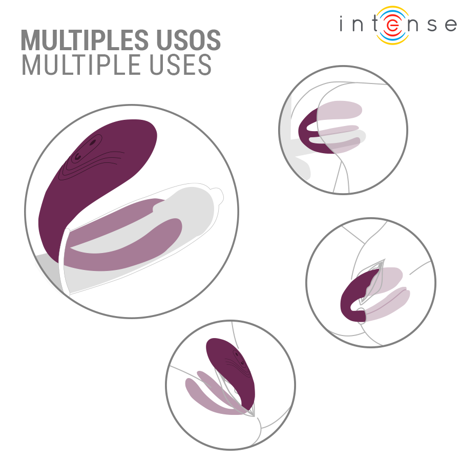 INTENSE - SANDRA KLAPPE- UND VIBRATIONSKLEMMSTIMULATOR MIT FERNBEDIENUNG