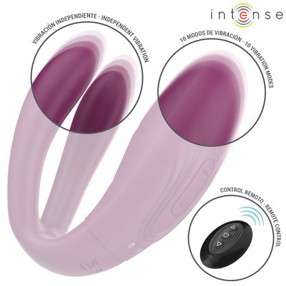 INTENSE - SANDRA KLAPPE- UND VIBRATIONSKLEMMSTIMULATOR MIT FERNBEDIENUNG