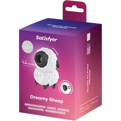 SATISFYER - TRAUMHAFTES SCHAF-VIBRATOR & LUFTPULSSTIMULATOR