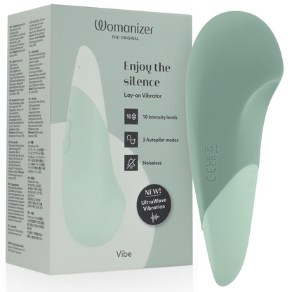 WOMANIZER - VIBE LAY-ON SILENT VIBRATOR SAGE