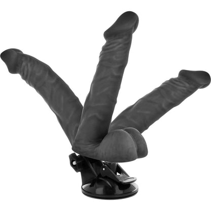 BASECOCK - ARTIKULIERBARER VIBRATOR MIT FERNBEDIENUNG SCHWARZ 20 CM -O- 4.5 CM