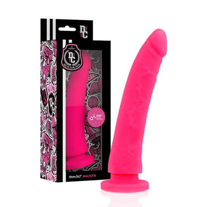 DELTA CLUB - TOYS GURT + DONG ROSA SILIKON 17 CM -O- 3 CM